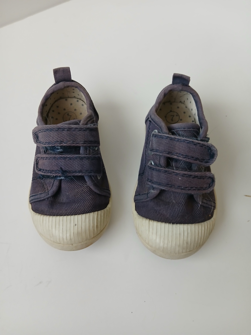 Cat & Jack Toddler Parker Canvas Sneakers – Navy Blue, Size 7